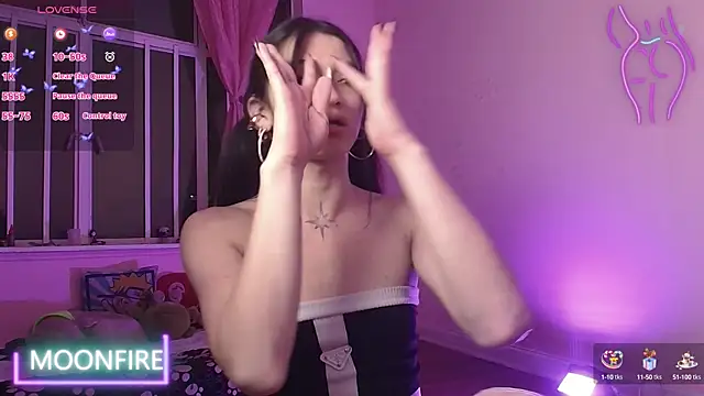 moonfiredancer online show from 02.11.25