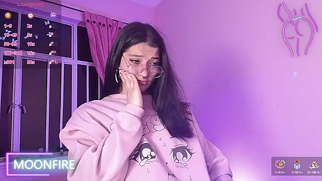 moonfiredancer online show from 02.21.25