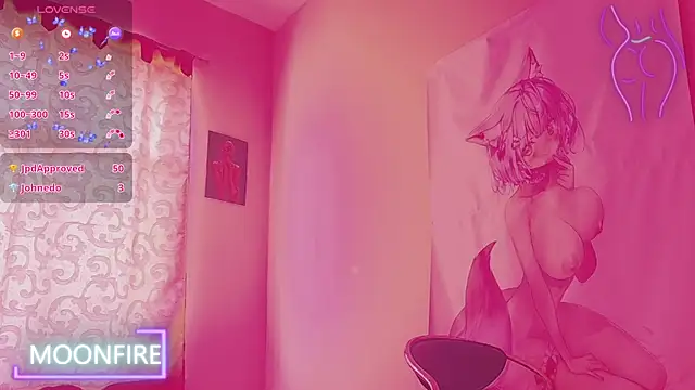 moonfiredancer online show from 02.28.25