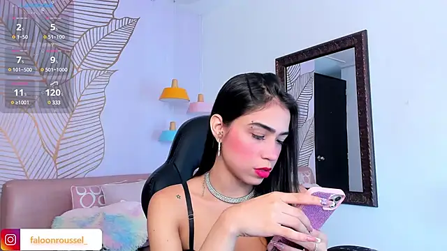 Snapshot of FaloonRoussel chatting on 01.14.25 FaloonRoussel online show from 01.14.25