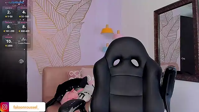 Snapshot of FaloonRoussel chatting on 01.25.25 FaloonRoussel online show from 01.25.25