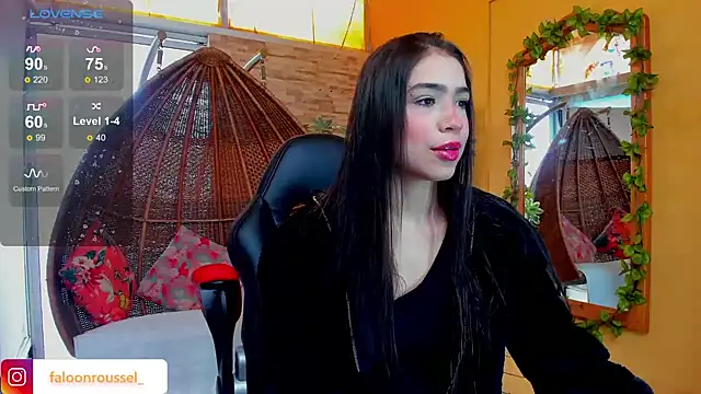 Snapshot of FaloonRoussel chatting on 02.13.25 FaloonRoussel online show from 02.13.25