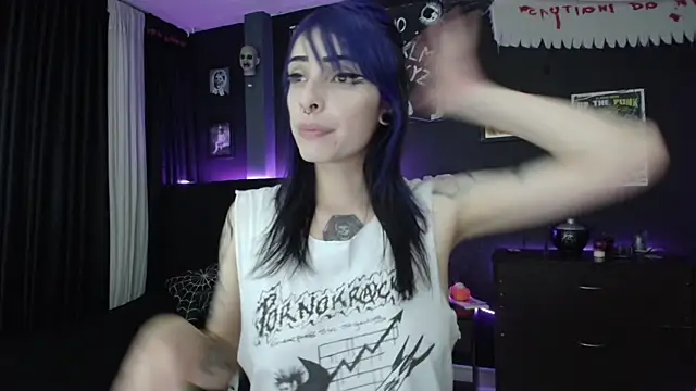 Snapshot of Goddess_Mortem chatting on 02.04.25 Goddess Mortem online show from 02.04.25