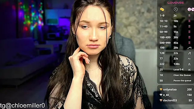 ChloeMillerMeow online show from 01.22.25