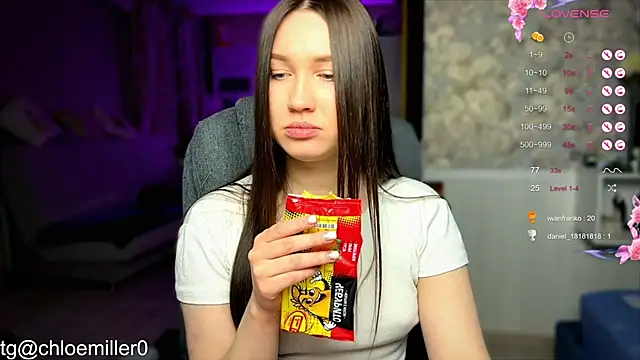 ChloeMillerMeow online show from 01.28.25