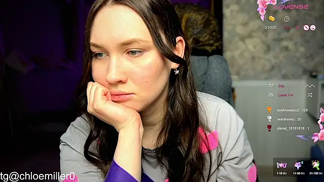 ChloeMillerMeow online show from 01.29.25