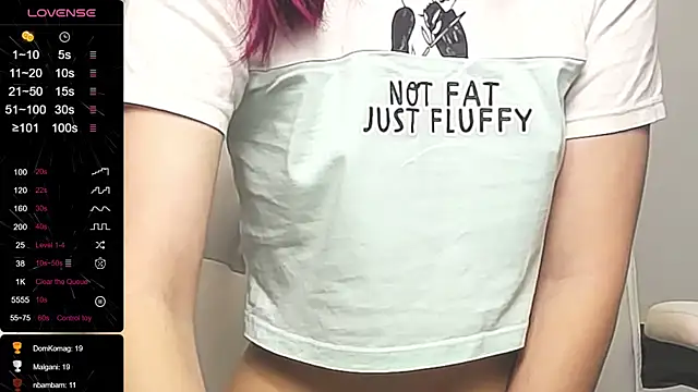 Snapshot of RRUUBBYYY chatting on 01.31.25 RRUUBBYYY online show from 01.31.25