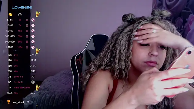 Snapshot of _Just_a_queen_3 chatting on 01.24.25 Just a queen 3 online show from 01.24.25