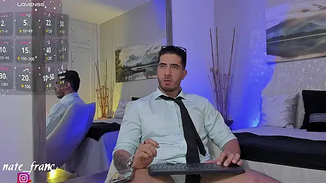 Snapshot of Nate_franco chatting on 01.30.25 Nate franco online show from 01.30.25