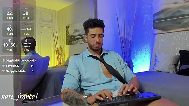 Snapshot of Nate_franco chatting on 02.05.25 Nate franco online show from 02.05.25