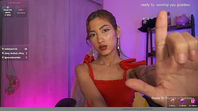MissKorah online show from 07.10.26