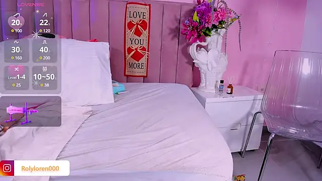 Snapshot of RolyLoren chatting on 02.16.25 RolyLoren online show from 02.16.25