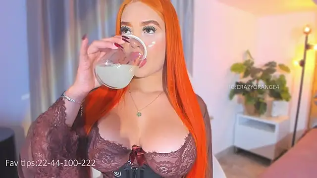Snapshot of Crazyorange_ chatting on 06.19.26 Crazyorange online show from 06.19.26