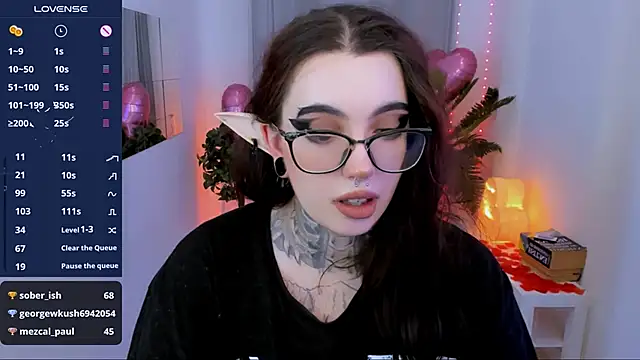 Snapshot of Dixi_Pixi_ chatting on 02.16.25 Dixi Pixi online show from 02.16.25