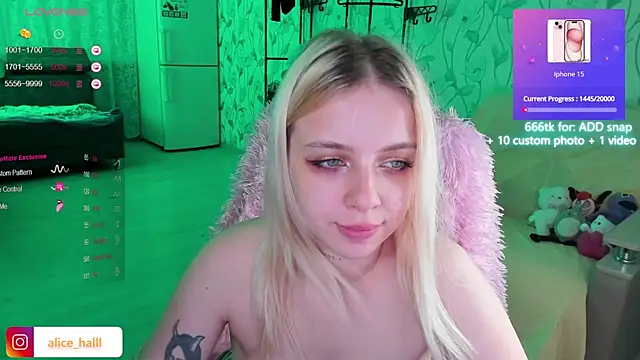 Alice Halle online show from 12.04.24