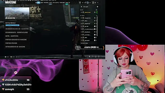 Snapshot of Irinaa_Scarlett chatting on 02.13.25 Irinaa Scarlett online show from 02.13.25