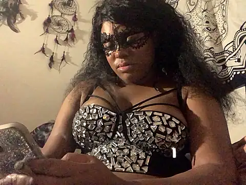 Sexy ebony BunNey online show from 04.18.26