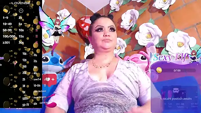 Snapshot of IngritBitch chatting on 01.28.25 IngritBitch online show from 01.28.25