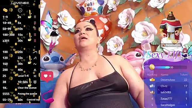 Snapshot of IngritBitch chatting on 03.08.25 IngritBitch online show from 03.08.25