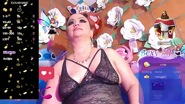 Snapshot of IngritBitch chatting on 03.16.25 IngritBitch online show from 03.16.25