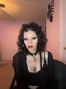 Snapshot of Gothbabbi chatting on 03.12.26 Gothbabbi online show from 03.12.26