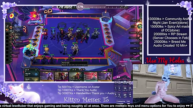 Snapshot of SassyKittyn chatting on 12.12.24 SassyKittyn online show from 12.12.24