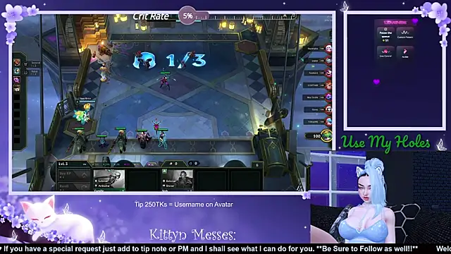 Snapshot of SassyKittyn chatting on 01.07.25 SassyKittyn online show from 01.07.25