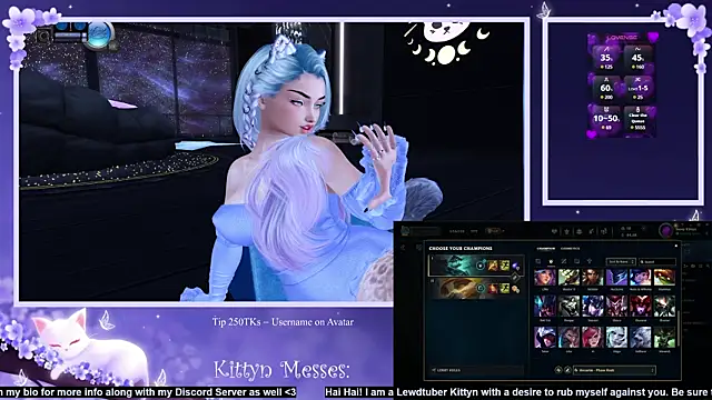 Snapshot of SassyKittyn chatting on 02.20.25 SassyKittyn online show from 02.20.25