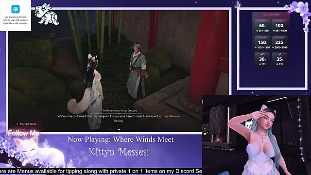 Snapshot of SassyKittyn chatting on 11.20.25 SassyKittyn online show from 11.20.25