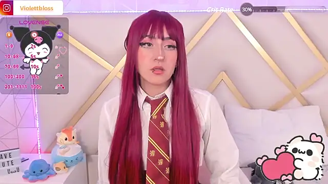 Snapshot of Violettbloss chatting on 01.15.25 Violettbloss online show from 01.15.25