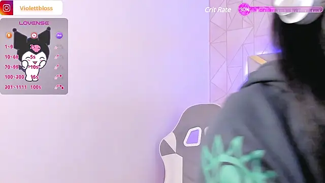 Snapshot of Violettbloss chatting on 01.20.25 Violettbloss online show from 01.20.25