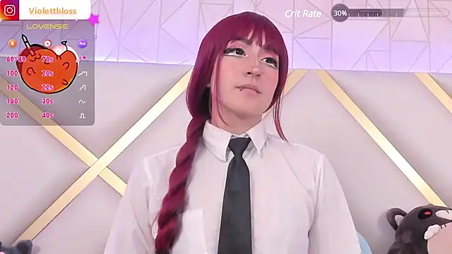 Snapshot of Violettbloss chatting on 02.21.25 Violettbloss online show from 02.21.25