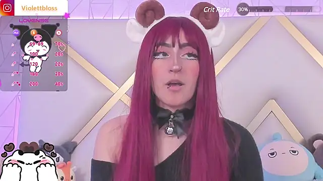 Snapshot of Violettbloss chatting on 03.14.25 Violettbloss online show from 03.14.25