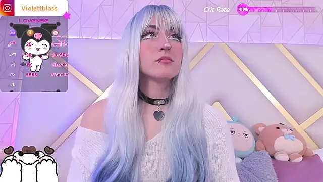 Snapshot of Violettbloss chatting on 03.14.25 Violettbloss online show from 03.14.25