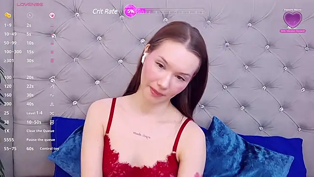 Snapshot of KateVon chatting on 03.16.25 KateVon online show from 03.16.25