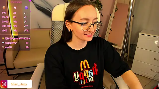 Snapshot of ShiroHeby chatting on 02.07.25 ShiroHeby online show from 02.07.25