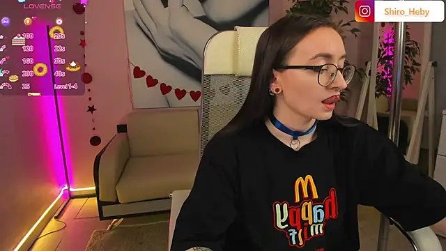 Snapshot of ShiroHeby chatting on 03.01.25 ShiroHeby online show from 03.01.25