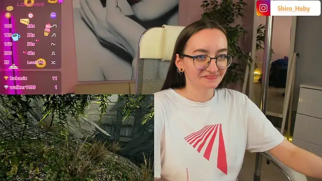 Snapshot of ShiroHeby chatting on 03.17.25 ShiroHeby online show from 03.17.25