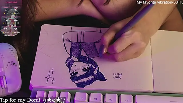 Snapshot of ValBae chatting on 02.18.25 ValBae online show from 02.18.25