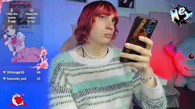 Snapshot of -kisa_ chatting on 01.25.25 -kisa online show from 01.25.25