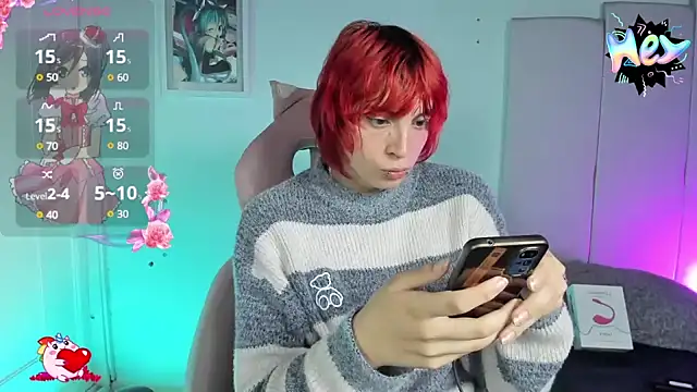 Snapshot of -kisa_ chatting on 01.30.25 -kisa online show from 01.30.25