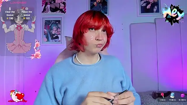 Snapshot of -kisa_ chatting on 02.04.25 -kisa online show from 02.04.25