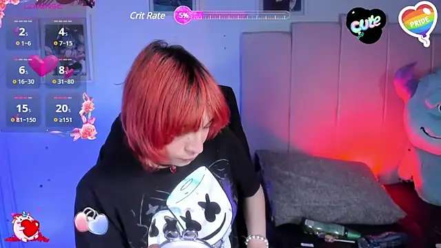 Snapshot of -kisa_ chatting on 02.20.25 -kisa online show from 02.20.25