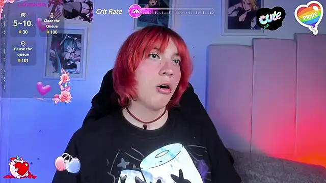 Snapshot of -kisa_ chatting on 02.20.25 -kisa online show from 02.20.25