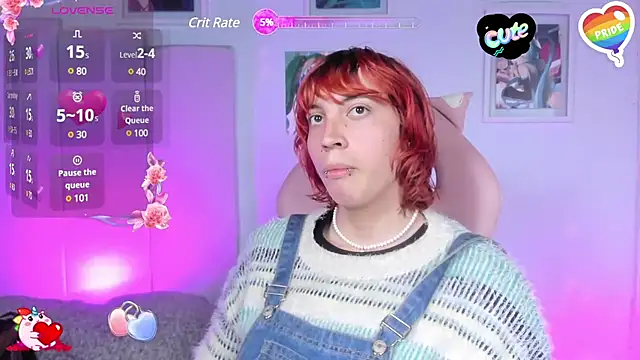 Snapshot of -kisa_ chatting on 03.15.25 -kisa online show from 03.15.25