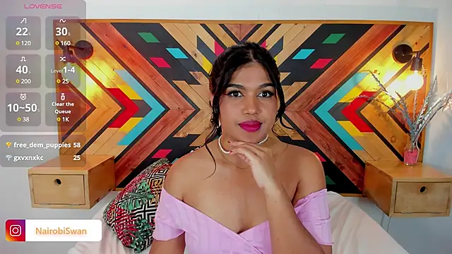 Snapshot of NaiirobiSwan chatting on 01.30.25 NaiirobiSwan online show from 01.30.25