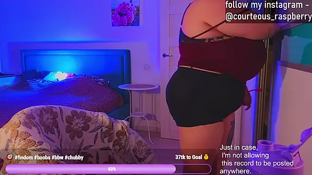 courteous raspberrry online show from 01.21.25