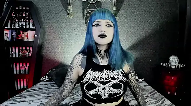 Snapshot of DimmuandDarkness chatting on 01.24.25 DimmuandDarkness online show from 01.24.25