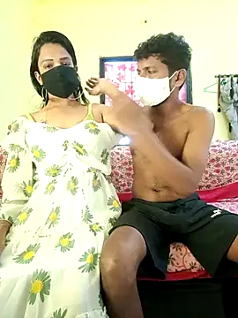 Snapshot of Nitya-Mahesh chatting on 02.24.25 Nitya-Mahesh online show from 02.24.25