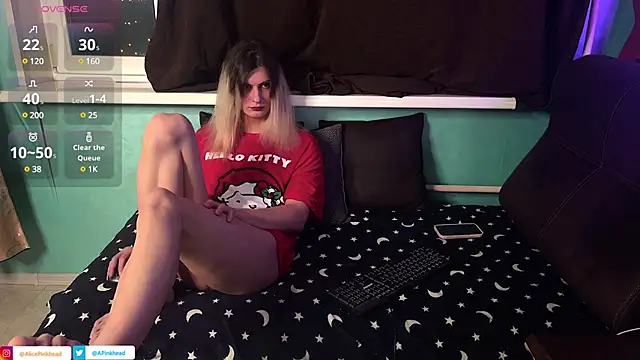 Alice Pinkhead online show from 01.27.25